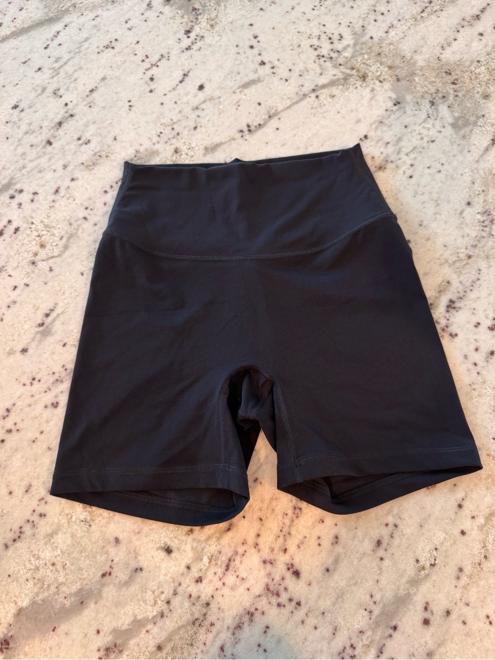 High-Rise paragon Black Women's Active Shorts